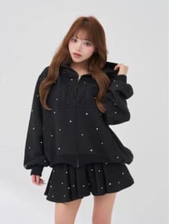 darich ダーリッチ DDロゴビジュースウェットセットアップ FL BLKのサムネイル