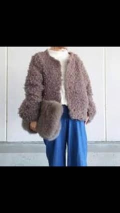 レイカズン アウター ファーショートブルゾンのサムネイル