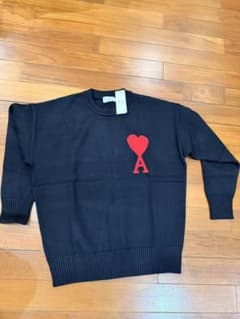 ❗Ami Paris ラウンドネック ニットセーター Ami Paris ラウンドネック ニットセーター - メルカリ