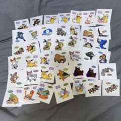 ポケモンパンシール ポケモンシール デコキャラシール 42枚セットのサムネイル