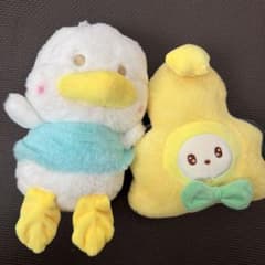 アヒルとリボン付きぬいぐるみセットのサムネイル
