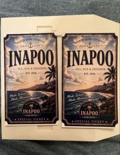稲毛海浜公園プール「INAPOO」入場券2枚セットのサムネイル