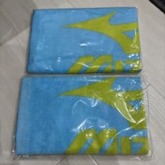 ミズノ　ハンドタオル(ブルー) 2枚のサムネイル