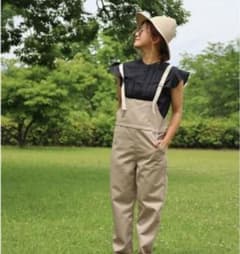 nozomi しまむら コラボ デニム オールインワン Lサイズのサムネイル