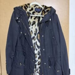 ARMANI JEANS モッズコート レオパード柄ライナーのサムネイル