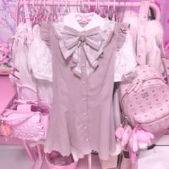 ♥Secret Honey シークレットハニー セットアップ 半袖 ピンク♥のサムネイル