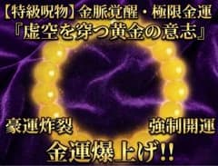 特級呪物】金脈覚醒・極限金運『虚空を穿つ黄金の意志』豪運炸裂・強制