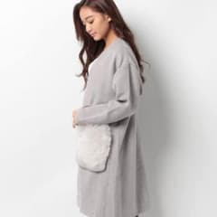 新品 SPIGAポケットファーコーディガンのサムネイル