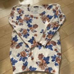 INGNI 花柄ニット ニットワンピース トップス チュニック ニット イングのサムネイル
