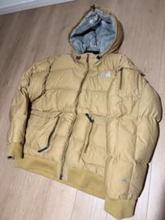 THE NORTH FACE ベージュ ダウンジャケット ゴッサム - メルカリ