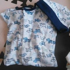犬の長袖のロンパー+シャツのサムネイル