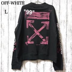 OFF-WHITE/オフホワイト バックアロープリント スウェット L - メルカリ