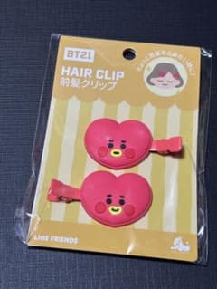 [Brand New & Unused] BTS BT21 Bangs Clip TATA 2-Piece Set