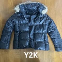 ファー取り外し可能】 GF Premium ファーダウン 黒 y2k お兄系 - メルカリ