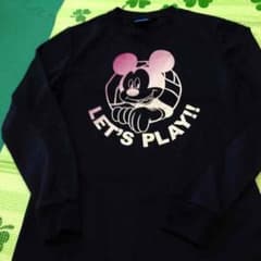 ミッキー 長袖 黒 Tシャツのサムネイル