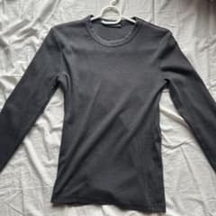 ZARA 長袖 クルーネック カットソー グレー Mサイズのサムネイル