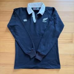 CANTERBURY ラガーシャツ ALL BLACKS 長袖 サイズLB - メルカリ