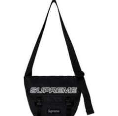 【新品】 Supreme 25FW Denim Messenger Bag 黒のサムネイル