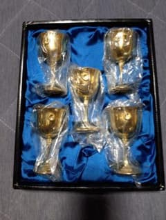 金杯 24KGP ワイングラス　菊紋章のサムネイル