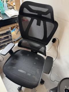 オフィスチェア メッシュチェア ブラックのサムネイル