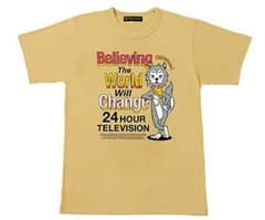 【新品未使用】24時間テレビ チャリＴシャツ カーキ LLサイズのサムネイル