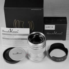 極美品】IBERIT 75mm f/2.4シルバー，専用フード付，ソニーE用 - メルカリ