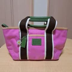 COACH ミニトートバッグ ピンクのサムネイル