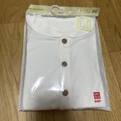 UNIQLO ベビー ロンパース 80サイズ ホワイトのサムネイル