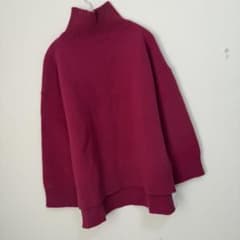 ラウンジドレス ハイネック接結ニット 48