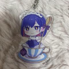 神椿市建設中。ローソン　谷置狸眼　アクリルキーホルダー(メイド服)