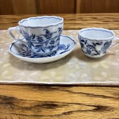 Blue Danube ブルーダニューブ　カップ＆ソーサー 1客　デミタスカップのサムネイル