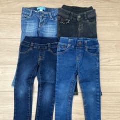 ベビーデニムパンツ 4本セット　80-90センチのサムネイル