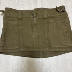 カーゴミニスカート カーキのサムネイル