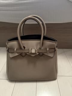 SAVE MY BAG ベージュトートバッグ (L) - メルカリ