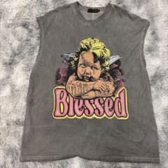 Blessed グラフィック ノースリーブ Tシャツのサムネイル