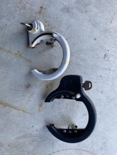 子供自転車 ロック 鍵 セキュリティ サークル錠 2個 中古のサムネイル