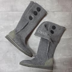UGGクラシックカーディーニットブーツ 2way ロング グレー お洒落