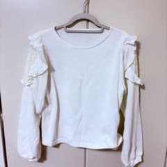 Honeys レース ホワイト ニットトップスのサムネイル