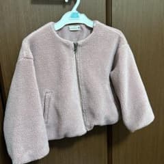 ボア ジップアップジャケット ピンクのサムネイル