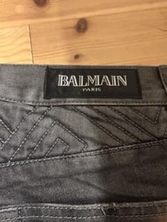 BALMAIN バイカーデニムパンツ　正規品