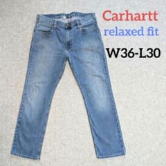 Carhartt デニム リラックスフィット ストレッチ素材 W36-L30