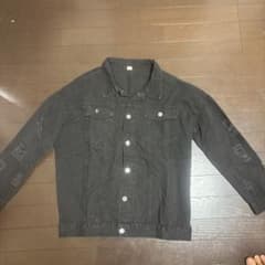 黒デニムジャケットXLのサムネイル