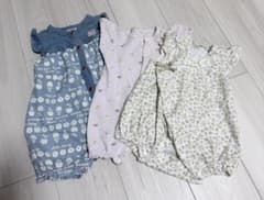 ベビー　ロンパース　夏　80