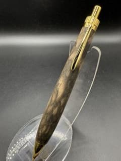 535超極上 黒柿 孔雀杢 木軸シャーペン ボールペン - メルカリ