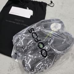 【未使用】The Soloist.　OOFOS　サンダル　音符　US8　黒