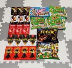 お菓子詰め合わせ ポッキー トッポ カプリコミニ　コアラのマーチ パイの実のサムネイル