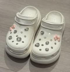 クロックス クロッグ サンダル 厚底 ジビッツ付き 25cmのサムネイル