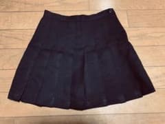 ◉プリーツスカート　黒のサムネイル