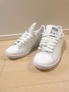 【美品】adidas Stan Smith ホワイト/ネイビー FX5501のサムネイル
