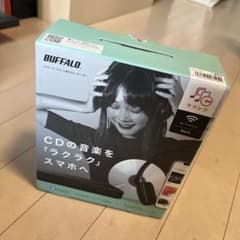 BUFFALO スマートフォン用CDレコーダー RR-W1-BK ラクレコのサムネイル